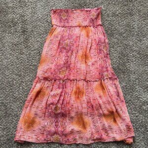 RAGA Pink and Purple Maxi Skirt
